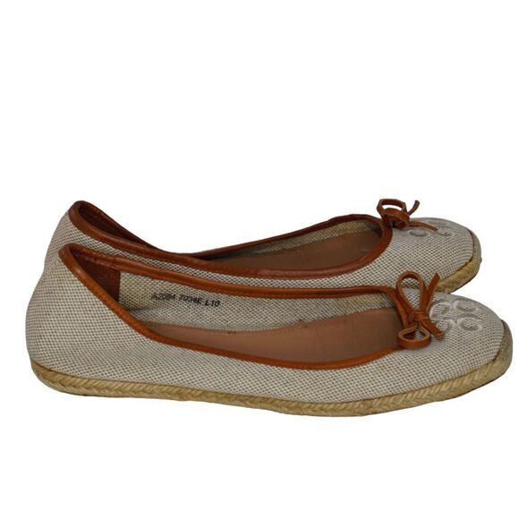 Coach Tan/Khaki Colored Espadrilles Flats, Size 10 - Picture 7 of 10